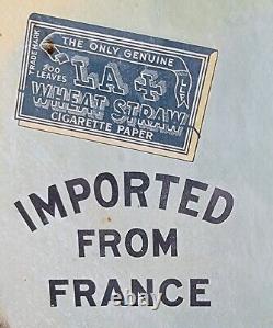 RARE Vintage Rizla Cigarette Paper Advertising Poster in RIZ LA. Branded Frame