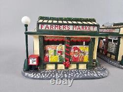 RARE Vintage STARBUCKS Coffee Fish Market Christmas Holiday House 1999