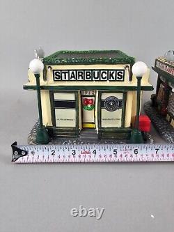 RARE Vintage STARBUCKS Coffee Fish Market Christmas Holiday House 1999