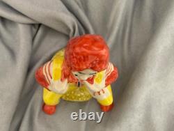 RARE Vintage Shorter & Son RONALD McDONALD on a BIG MAC Pottery FIGURINE