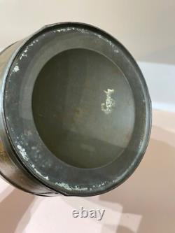 RARE Vintage Tin Colmans Mustard Barrel Shape King Shop Advertising
