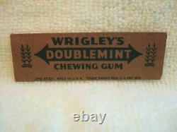 RARE Vintage U. S. A Chewing Gum Wrappers Including WRIGLEY'S WWII RATIONS