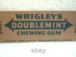 RARE Vintage U. S. A Chewing Gum Wrappers Including WRIGLEY'S WWII RATIONS