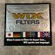 RARE. Vintage Wix Foreign Car Filters Stamped Aluminum Advertising Sign 26x24