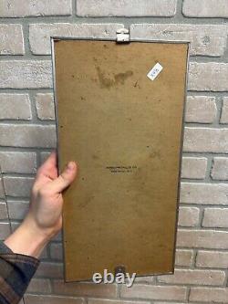 RARE Vintage c1929 Green River Soda Advertising Mirror Sign Edelweiss Chicago