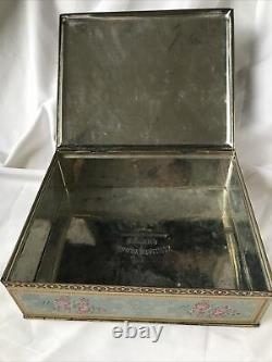 RARE Vintage c1941 Huntley & Palmers Biscuit Tin Mrs Scott Moncrieff Large Litho