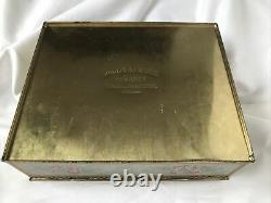 RARE Vintage c1941 Huntley & Palmers Biscuit Tin Mrs Scott Moncrieff Large Litho