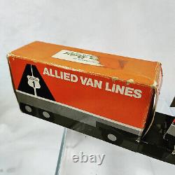 RARE Vtg ALLIED VAN LINES Paper Moving Truck & Wood Furniture Puzzle Promotional