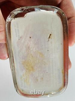 RARE vintage Quinine Cocaine Advertising GLass Paperweight oddity