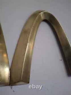 Rare 1970's McDonald's Golden Arches Bronze M Sign. Vintage/Salvage/Collectible