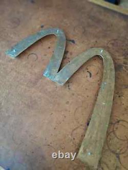 Rare 1970's McDonald's Golden Arches Bronze M Sign. Vintage/Salvage/Collectible