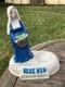 Rare 1980s Vintage Blue Nun Sichel German wines promotional wine bottle display