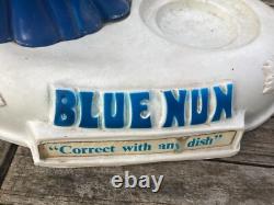 Rare 1980s Vintage Blue Nun Sichel German wines promotional wine bottle display