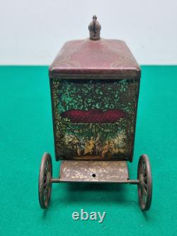 Rare 23 cm Vintage 1936 W&R Jacob Coronation Coach Biscuit tin