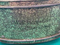 Rare 23 cm Vintage 1936 W&R Jacob Coronation Coach Biscuit tin