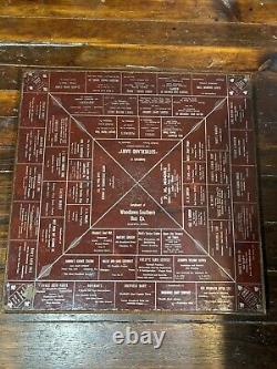 Rare Aliquippa Pa Vintage Advertising Folding Card Poker Table Beaver County