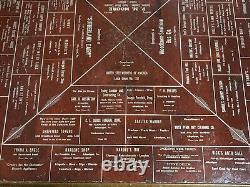 Rare Aliquippa Pa Vintage Advertising Folding Card Poker Table Beaver County