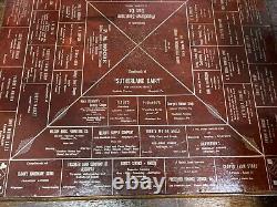 Rare Aliquippa Pa Vintage Advertising Folding Card Poker Table Beaver County