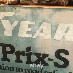 Rare Aluminium Good Year Grand Prax -s Sign