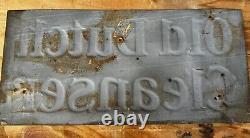 Rare Antique Old Dutch Cleanser Vintage Advertising Tin Sign General Store