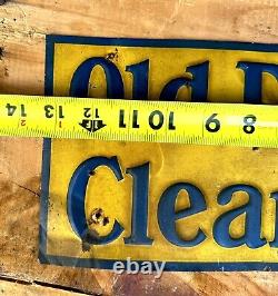 Rare Antique Old Dutch Cleanser Vintage Advertising Tin Sign General Store
