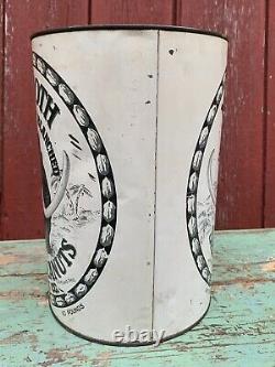 Rare Antique VTG DIXIE MAMMOTH Jumbo Blanched SALTED PEANUTS 10 LB KELLY TIN CAN