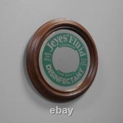 Rare Antique Vintage Jeyes Fluid Advertising Mirror Shop Tin Not Enamel Kitchen