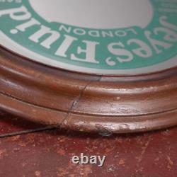 Rare Antique Vintage Jeyes Fluid Advertising Mirror Shop Tin Not Enamel Kitchen