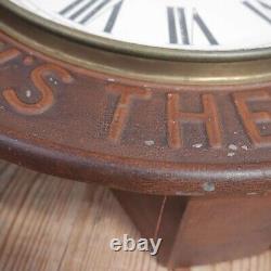 Rare Antique Vintage Milkmaid milk Advertising Clock Tin Not Enamel Kitchen Sign