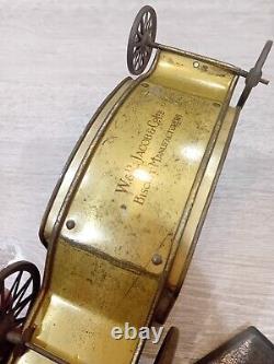 Rare Antique W&R Jacob & Co Coronation Carriage Biscuit Tin 1937 Vintage