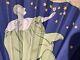 Rare Art Deco Advertising Fan Cognac Sorin France Drink Cocktail Bar Eventail