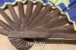 Rare Art Deco Advertising Fan Cognac Sorin France Drink Cocktail Bar Eventail