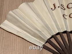 Rare Art Deco Advertising Fan Cognac Sorin France Drink Cocktail Bar Eventail