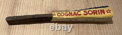 Rare Art Deco Advertising Fan Cognac Sorin France Drink Cocktail Bar Eventail