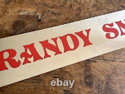 Rare Brandy Snaps Advertising Metal Sign Fair 74cm Vintage