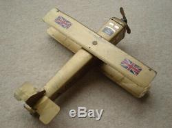 Rare C1920s Vintage Crawford's Air Service Pride Of London Aircraft Biscuit Tin