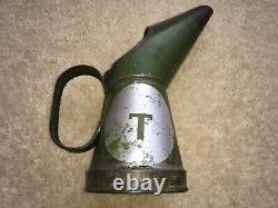 Rare C1946 Vintage T(thelson Oils)half Pint Advertising Oil Pourer