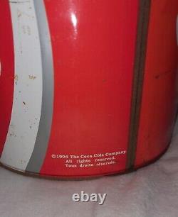 Rare Coca-cola Stool Storage Container Bin Coca Cola Advertising Vintage Retro