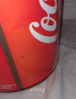 Rare Coca-cola Stool Storage Container Bin Coca Cola Advertising Vintage Retro