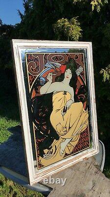 Rare Collectable Beautiful Vintage Mirrored Advertising Sign