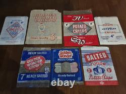 Rare Early Crisp Packet Collection Vintage Advertising Snack Packets