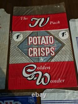 Rare Early Crisp Packet Collection Vintage Advertising Snack Packets