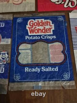 Rare Early Crisp Packet Collection Vintage Advertising Snack Packets