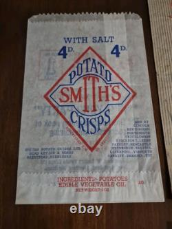 Rare Early Crisp Packet Collection Vintage Advertising Snack Packets