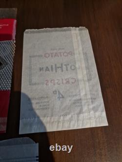 Rare Early Crisp Packet Collection Vintage Advertising Snack Packets