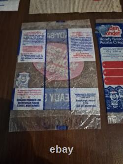 Rare Early Crisp Packet Collection Vintage Advertising Snack Packets