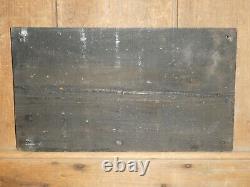 Rare Early Old Original'office' Pointing Finger Wood Trade Sign Vintage Antique