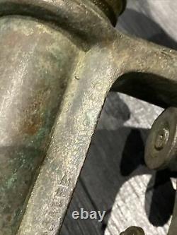 Rare Early Vintage Brass Oil / Water Pump Tap. Petrol Garage Petrolania Can