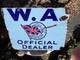 Rare Find Original vintage enamel shop sign'W. A The Wireless Association Dealer