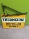 Rare French Vintage Double Sided ICI Thermixine Enamel Sign